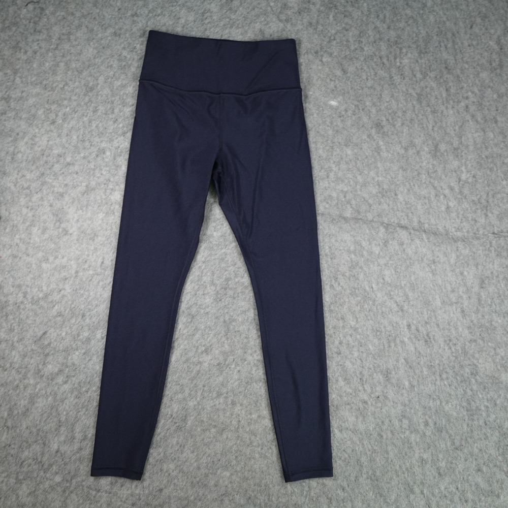 Athleta Leggings Women Small Navy Elation Sheen Ultra High Rise Yoga Run Gym